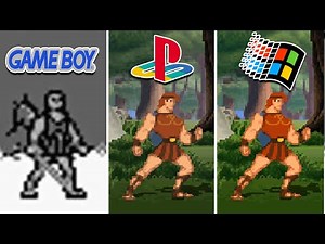 Disney's Hercules (1997) GameBoy vs PS1 vs Windows (Which One is Better?)