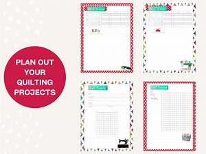 Quilting Projects Planner, Tracker & Journal - 22 Unique Pages, Printable PDF File, Quilting Journal, Quilt Planner, Quilting Project Plan - Etsy Australia