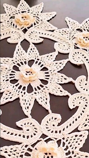 Step by Step Tutorial Crochet Tablecloth 2024 #crochetlace #crochettablecloth #crochettutorial