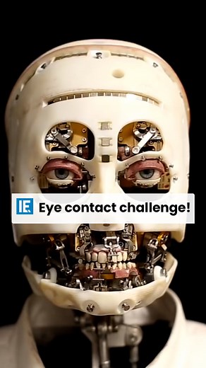 The gaze robot pushes the limits of the uncanny valley with its realistic eye movements. #engineering | Interesting Engineering