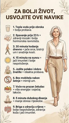 ✅ KRATKE ŠETNJE I JEDNOSTAVNE NAVIKE ZA BOLJI ŽIVOT