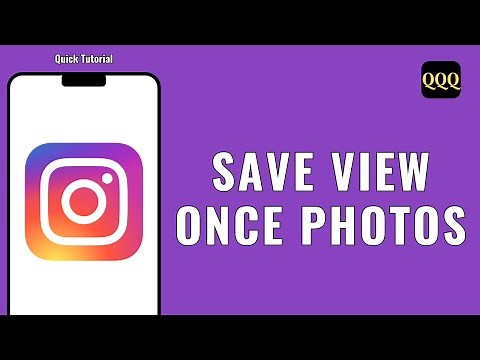 How To Save View Once Photos On instagram