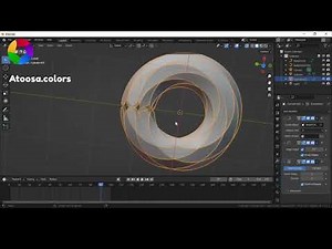 Animate a twisted torus in blender