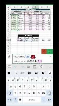 Powerful Trick | 2D Lookup in Excel Using XLOOKUP #excel #tricks #learn #newtrick #excelshortcuts