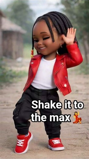 MOLIY Shake it to the max dance challenge #moliy #shakeittothemax #cute #fyp #aibabydance #aidance