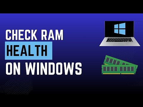 How to Check RAM Health on Windows 11/10