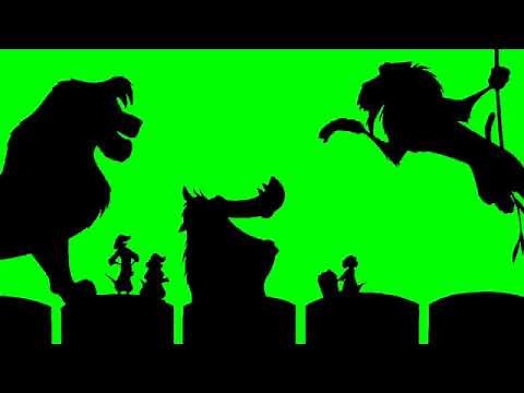 Timon and Pumbaa Rewind Green Screen