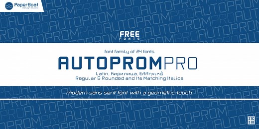 Autoprom Pro Font