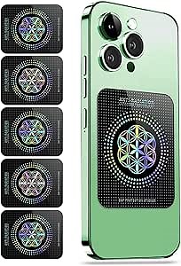 Protection Stickers for Cell Phones/Tablets/Laptops/All Devices, [Reusable], Healthy and Stylish, Suitable for Anyone, 2.4 x 2.0 x 0.02 inches - (5 Pcs)