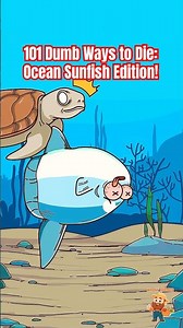 101 Dumb Ways to Die: Ocean Sunfish Edition! #oceansunfish #animation
