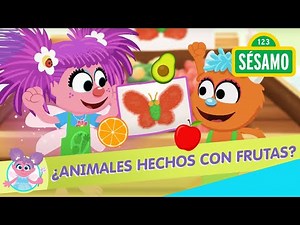 Plaza Sésamo: Abby y Rudy crean figuras con la fruta.