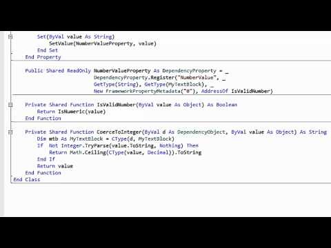 WPF Tutorial 22 - More On Dependency Properties