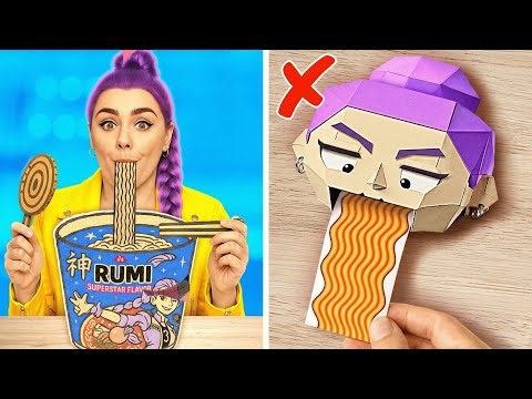 Cardboard Rumi VS LEGO Rumi 😱 Who Did It Better?
