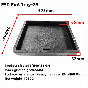 [Hot Item] ESD Cleanroom Anti-Static Conductive PCB Foam Tray for SMT PCB