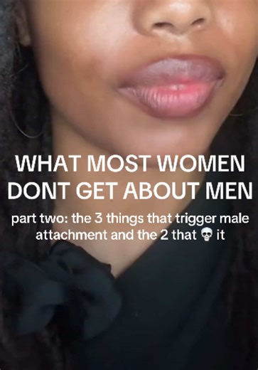 Part 2: The 3 things that trigger male attachment and the 2 that 💀 it Male attachment does not form on demand. It forms in specific conditions. Understanding these conditions is more useful than analyzing his personality or his past. There are three primary triggers that activate a man's long term bonding mechanism. The first is admiration without neediness. This is a calm appreciation for who he is rather than a performance to get something from him. The second is felt ease. Research shows tha