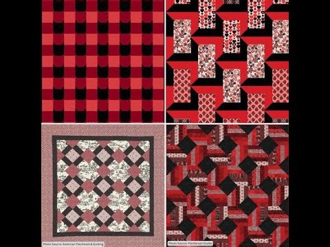 Free Black and Red Quilt Patterns: Bold and Timeless Designs