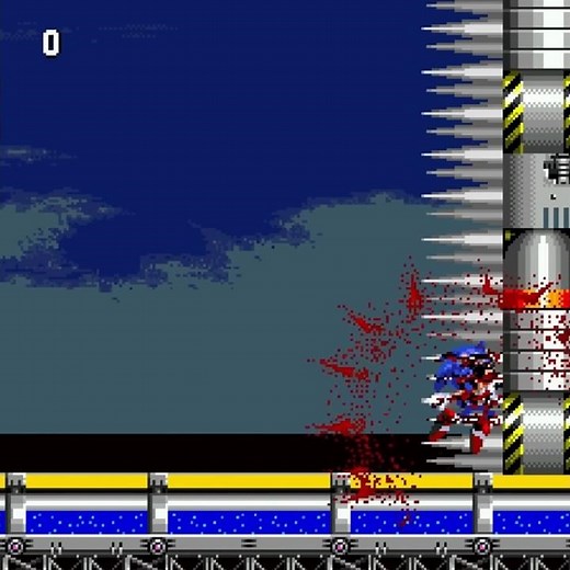 Sonic Spindash Into Spikes #8