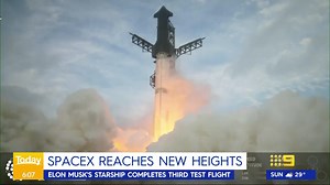 41K views · 500 reactions | It's LIFT OFF for Elon Musk this morning, after he secured a new breakthrough in space travel.  #9Today | WATCH LIVE 5.30am | TODAY | Facebook