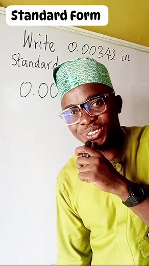 STANDARD FORM #math #education #teacher #maths #students #mathematics | Shittu Mathematics Class