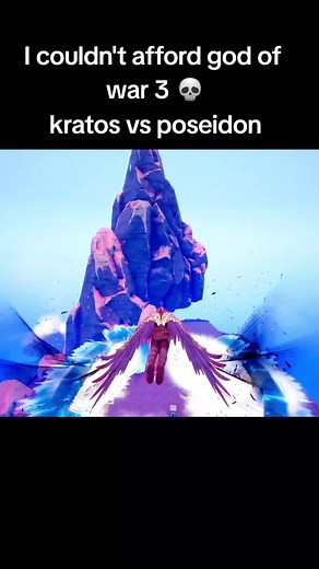 Kratos vs Poseidon Epic Battle in Fortnite Chapter 5