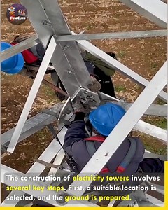 145K views · 535 reactions | Powering the Future How Electricity Towers Are Constructed | Jake Mate Bolivia | Facebook