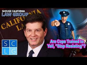 Are Cops Trained to Yell, "Stop Resisting"?