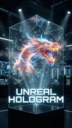 This Hologram Looks Unreal 🤯 #youtubeshorts #futuretech #hologram