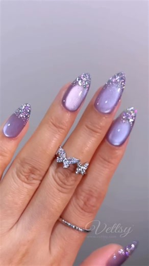 Vettsy on Instagram: "🌈✨ Pink & Green Aurora Bubble Glitter with Purple Velvet Cat Eye Nails 💅 Yes or No? 🛒Using Vettsy: ✨Velvet Cat Eye Gel-VC04 ✨Aurora Bubble Glitter Set ✨5 in 1 Top Coat 👉 Shop the same nail supplies via my bio or visit vettsy.com Follow @vettsystore & @vettsynails for more nail inspiration 🧚‍♀️ 👭Tag friends who would like this👭 #vettsynails #auroranails #glitternails #cateyenails #nailtrend"