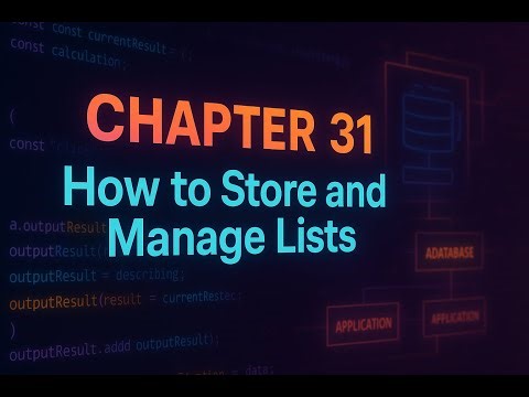 The Complete JavaScript in Malayalam - Chapter 31 - How to Store and Manage List