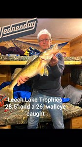 Big walleye time on Leech Lake. One last weekend for walleye! Reminder that the walleye season closes February 23rd. Fishing report coming mid morning. #leechlakemn #exploremn #minnesota #walleye #minnesotagold #northernmn | Trapper's Landing Lodge on Leech Lake