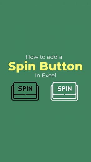 Excel by Karstrom | How to create a spin button in Excel!🌟 Save this so you won’t forget it💡 ‼️To enable developer tab:‼️ 1. Right click ribbon 2. Press... | Instagram