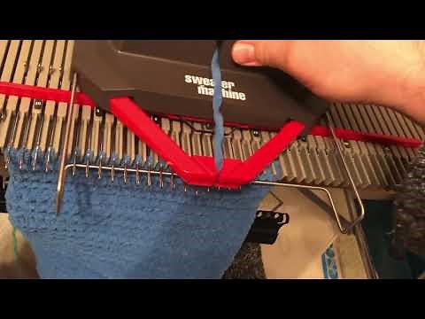 Garter Stitch With The Garter Bar On A Bond Knitting Machine