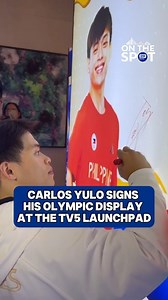 819K views · 6.9K reactions | THANKS FOR THE REMEMBRANCE, CALOY 朗 Two-time Olympic gold medalist Carlos Yulo signed his display at the TV5 Launchpad after his guest appearance in Eat Bulaga. #Paris2024 #100TaongLaban #ParaSaBayan #OlympicGames | One Sports | Facebook