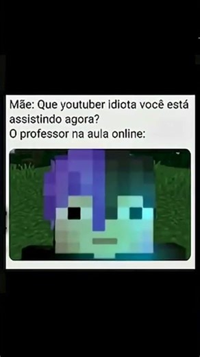 POV: Você na aula online #minecraft #meme #viral