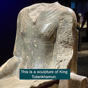 Who does this headless statue belong to? 🤔 ‘Discovering Ancient Egypt’ curator and Egyptologist from the Rijksmuseum van Oudheden Daniel Soliman, explains why we believe it’s a representation of King Tutankhamun. Experience this slice of ancient Egypt for yourself in Canberra. Book your tickets: https://brnw.ch/21wGzyc | National Museum of Australia