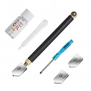 Amazon.com: Glass Cutter Tool with Automatic Oil Feed - 2mm-20mm, Ideal for Mirrors, Tiles, Mosaic