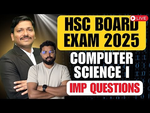 CS IMP QUESTIONS- COMPUTER SCIENCE I MOST IMP QUESTIONS FOR HSC BOARD EXAM 2025 #hsc2025 |DINESH SIR
