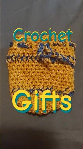 How to Crochet: Drawstring Bag