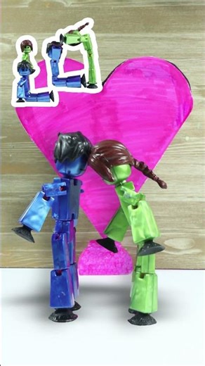 L.O.V.E in Action: StikBot Stop-Motion Fun! ✨