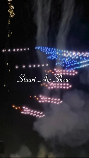 Wow!! 🤯 Hands down the best Dirty Pilot Party hosted by the Stuart Air Show. What an amazing display of planes, jets, drones fireworks and more. Thank you! | Trish Raber