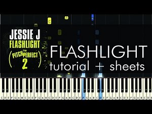 Jessie J - Flashlight - Piano Tutorial - How to Play + Sheets