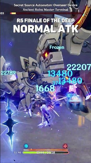F2P Skirk Normal Attak Comparison | Calamity Of Eshu Vs Finale Of The Deep | Genshin Impact