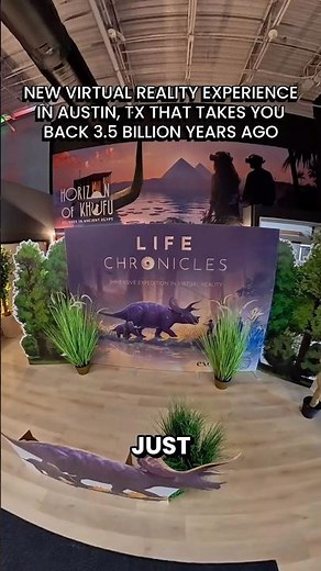 New Virtual Reality Experience in Austin that takes you back 3.5 Billion years ago