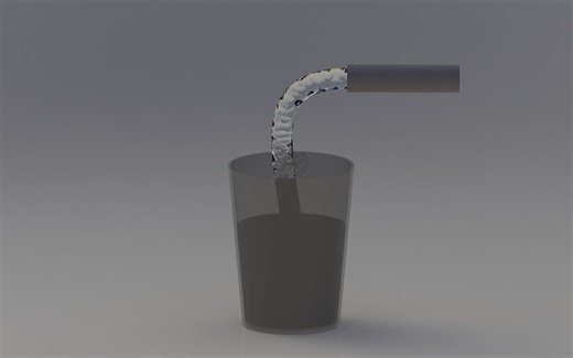 Solidworks水杯接水动画