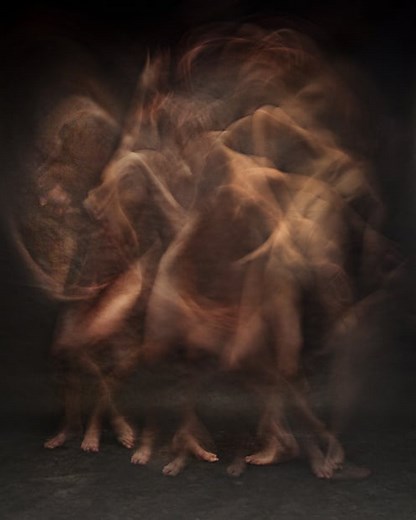 Blurred Long-Exposure Portraits Showing Dancers in Motion