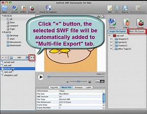 How to Convert SWF to HTML5 with Sothink SWF Decompiler for Mac