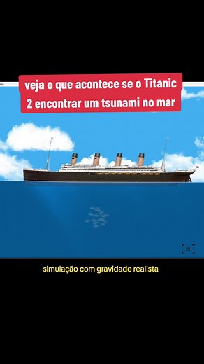 Titanic 2 Encounters Mega Tsunami: Realistic Simulation