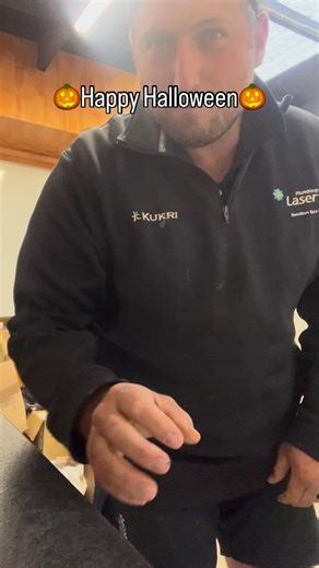 Managed to give a few of the crew a fright before everyone found out 😂🫣 👻🎃Happy Halloween 🎃👻 | Laser Plumbing Hamilton East