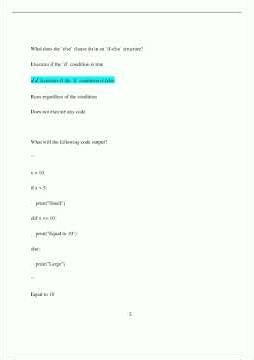 Python Chapter 3 Quiz Latest Version Already Passed1314