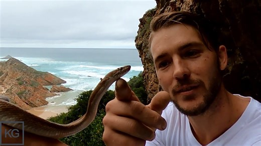Tickling One of the Most Beautiful House Snakes at an Archaeological Site — Plus a Bonus Surprise!